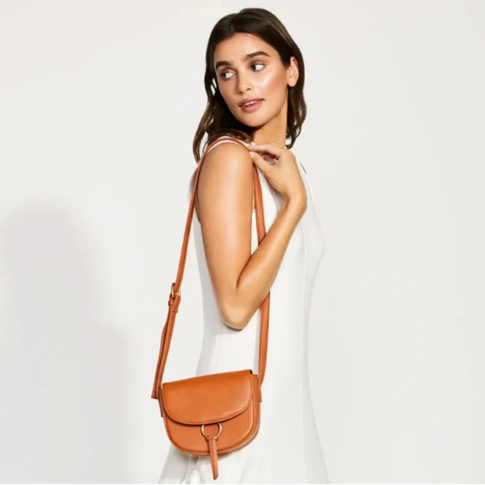 NWT JJ Winters Ivy Leather Crossbody Bag